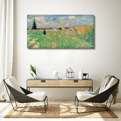 Tablou canvas O plimbare printre verdeață