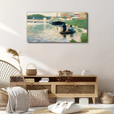 Tablou canvas Bărci pe râu