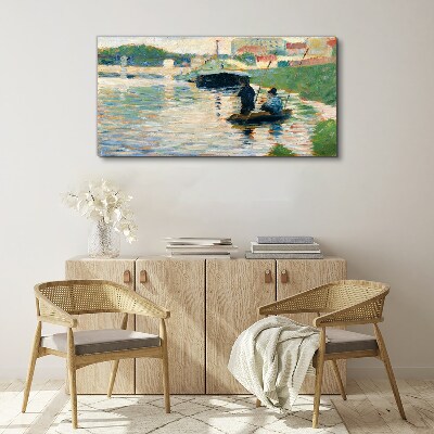 Tablou canvas Bărci pe râu
