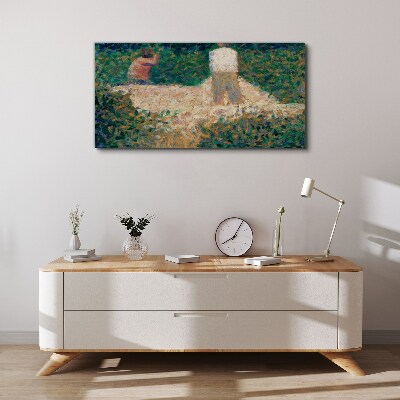 Tablou canvas Întâlnirea grădinii de vară