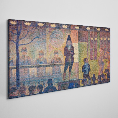 Tablou canvas Circ Sideshow Seurat