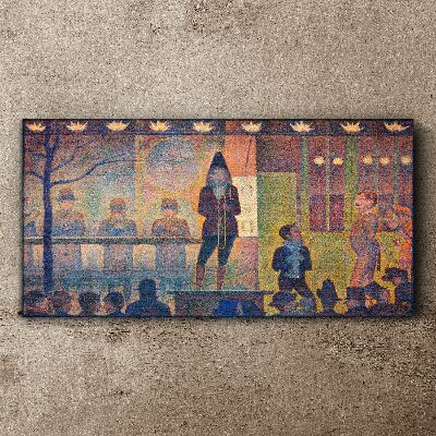 Tablou canvas Circ Sideshow Seurat