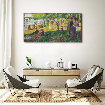 Tablou canvas O zi de vară la lac