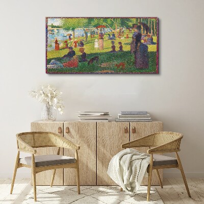 Tablou canvas O zi de vară la lac