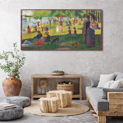 Tablou canvas O zi de vară la lac