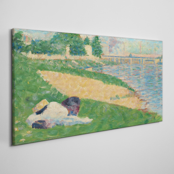 Tablou canvas Lenea de vară lângă apă