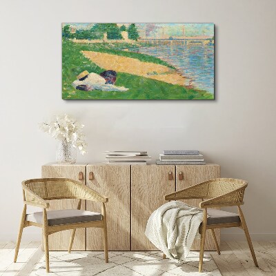 Tablou canvas Lenea de vară lângă apă