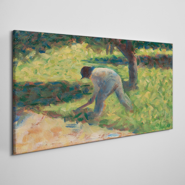 Tablou canvas Lucrând în grădină