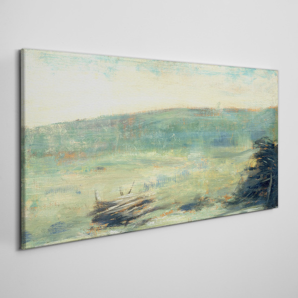Tablou canvas Un peisaj liniștit în tonuri pastelate