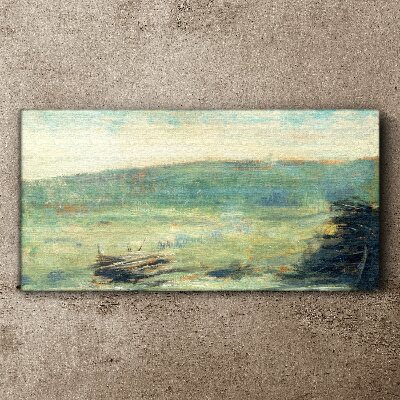 Tablou canvas Un peisaj liniștit în tonuri pastelate