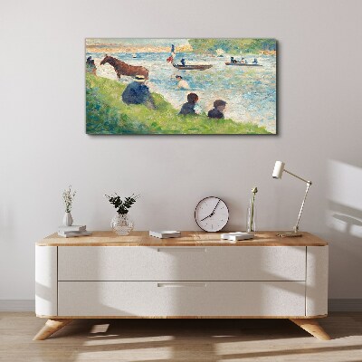 Tablou canvas După-amiază de vară pe râu