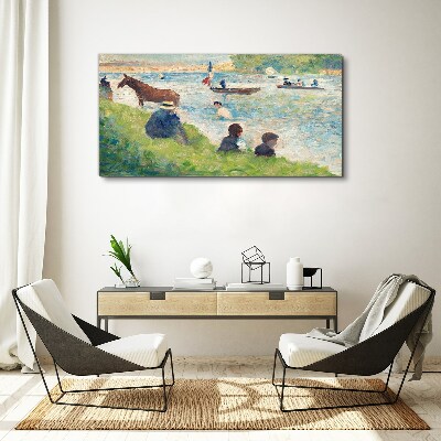 Tablou canvas După-amiază de vară pe râu