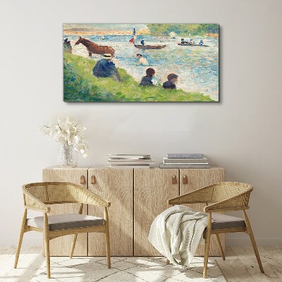 Tablou canvas După-amiază de vară pe râu