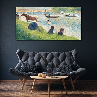 Tablou canvas După-amiază de vară pe râu