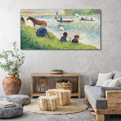 Tablou canvas După-amiază de vară pe râu