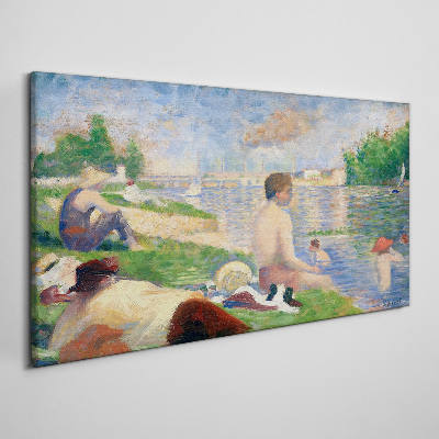 Tablou canvas Relaxare de vară lângă apă