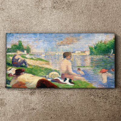 Tablou canvas Relaxare de vară lângă apă