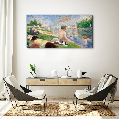 Tablou canvas Relaxare de vară lângă apă