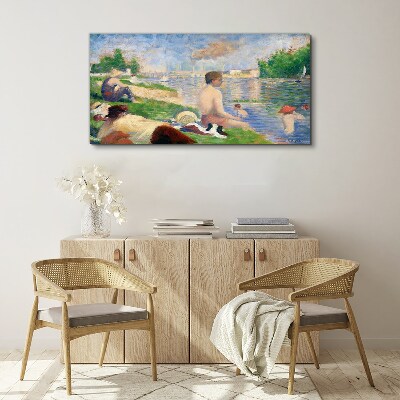 Tablou canvas Relaxare de vară lângă apă