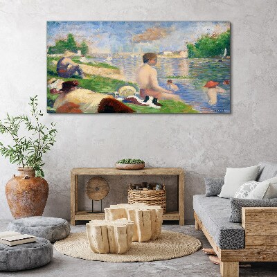 Tablou canvas Relaxare de vară lângă apă