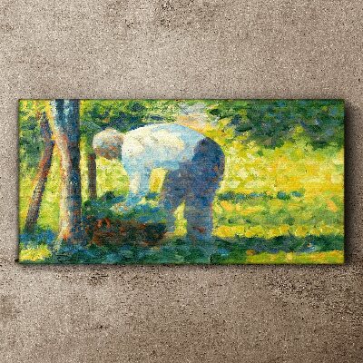 Tablou canvas Lucrând în grădină