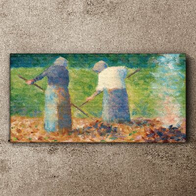 Tablou canvas Femeile care lucrează în grădină