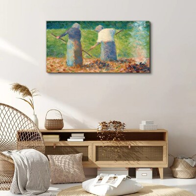 Tablou canvas Femeile care lucrează în grădină