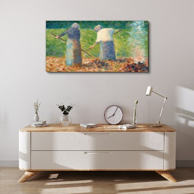 Tablou canvas Femeile care lucrează în grădină