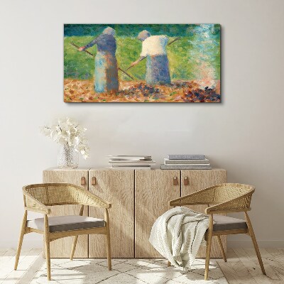 Tablou canvas Femeile care lucrează în grădină