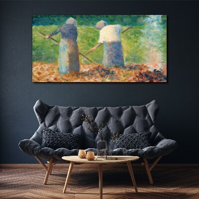 Tablou canvas Femeile care lucrează în grădină