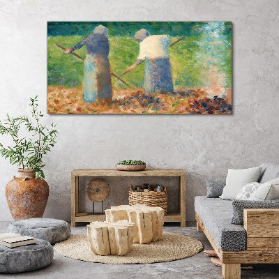 Tablou canvas Femeile care lucrează în grădină