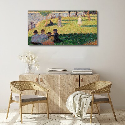Tablou canvas După-amiază de vară pe râu