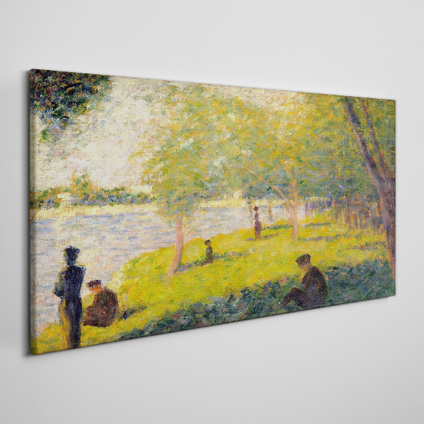 Tablou canvas O zi de vară pe râu
