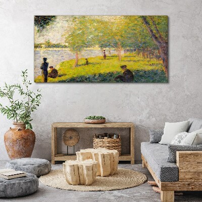 Tablou canvas Natură Pictură Copaci