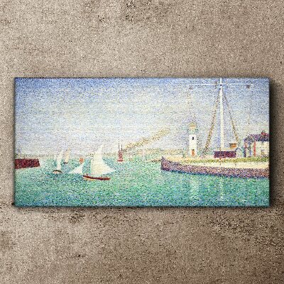 Tablou canvas Intrarea in portul Seurat