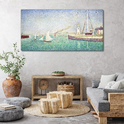 Tablou canvas Intrarea in portul Seurat