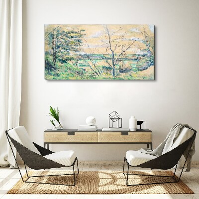 Tablou canvas natura abstractă