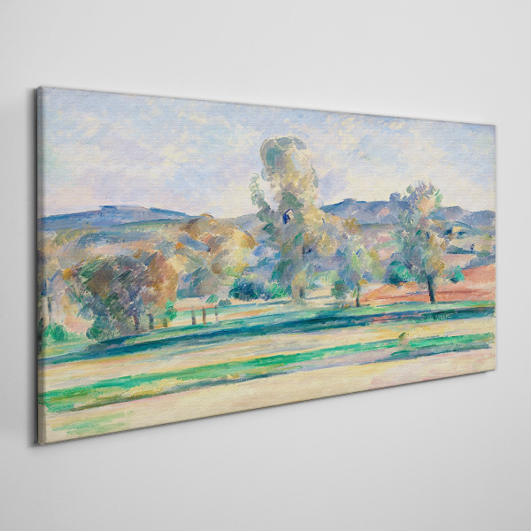 Tablou canvas Peisaj de primăvară cu copaci