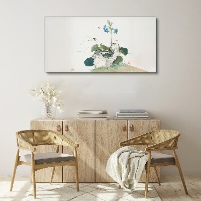 Tablou canvas Insecte și flori Ju Lian