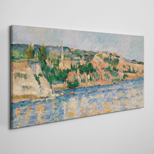 Tablou canvas Peisaj de lângă râu