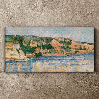Tablou canvas Peisaj de lângă râu
