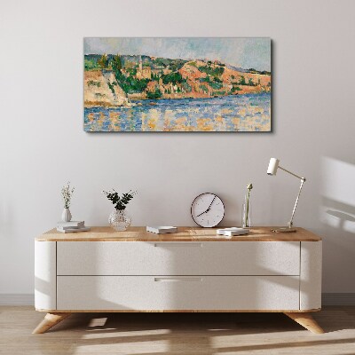 Tablou canvas Peisaj de lângă râu