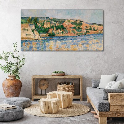 Tablou canvas Peisaj de lângă râu