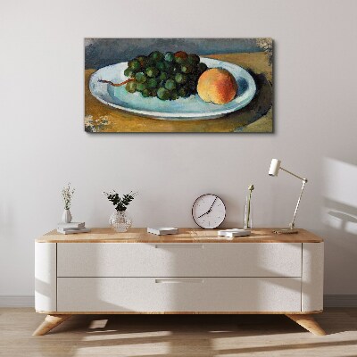 Tablou canvas Compoziție de fructe pe o farfurie