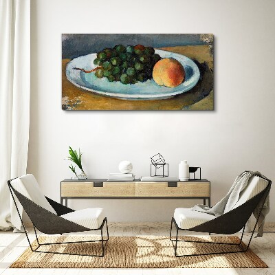 Tablou canvas Compoziție de fructe pe o farfurie
