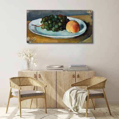 Tablou canvas Compoziție de fructe pe o farfurie