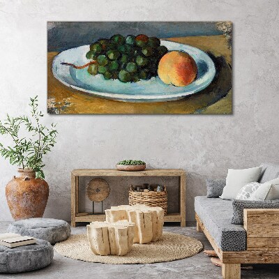 Tablou canvas Compoziție de fructe pe o farfurie