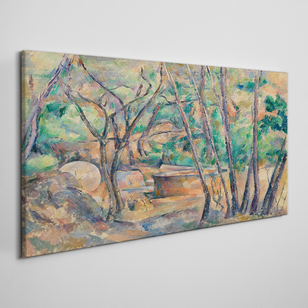 Tablou canvas Peisaj printre copaci