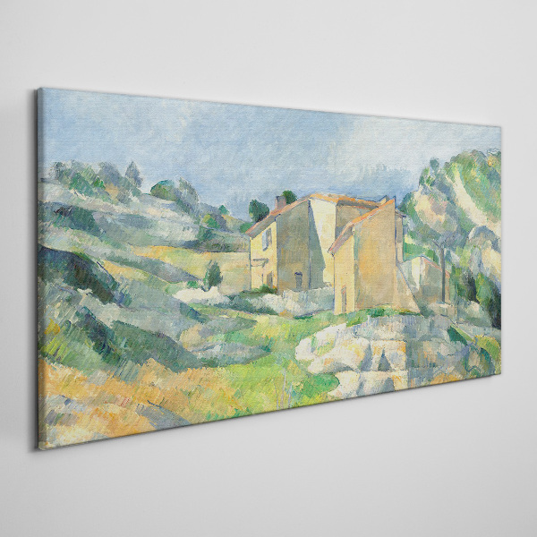 Tablou canvas Case pe deal
