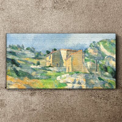 Tablou canvas Case pe deal